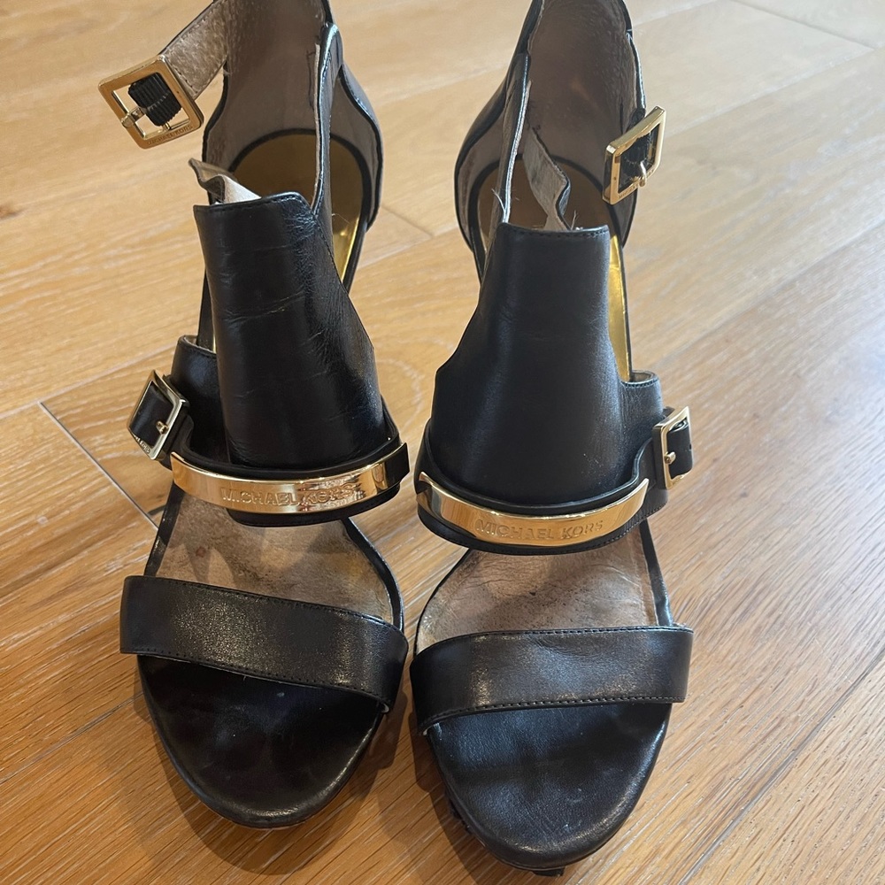 Michael Kors black heels. Size 7 1/2